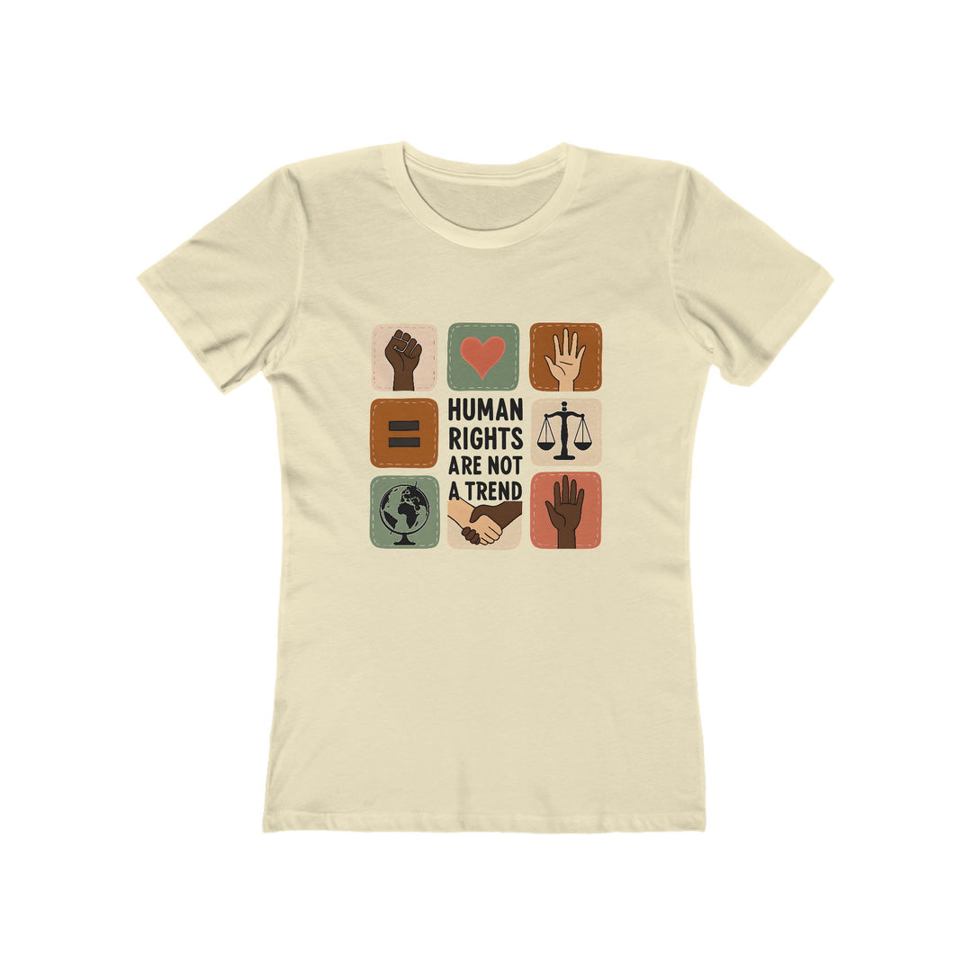 Human Rights Are Not a Trend T-Shirt | Equality Justice Activist Graphic Tee- Ten & Timber