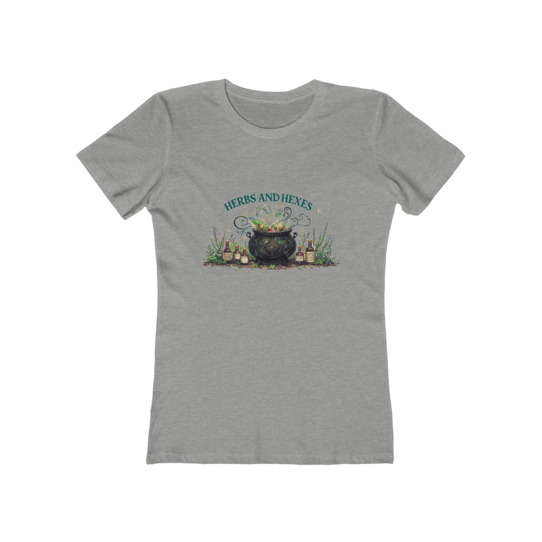 Herbs and Hexes Witchy T-Shirt | Mystical Cauldron Herbal Magic Tee- Ten & Timber