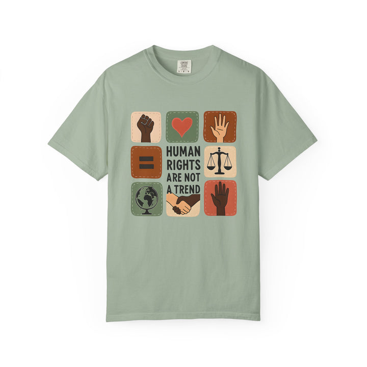 Human Rights Are Not a Trend TShirt  Social Justice Graphic Tee Equality Activist Shirt ProHuman Rights Unisex Top