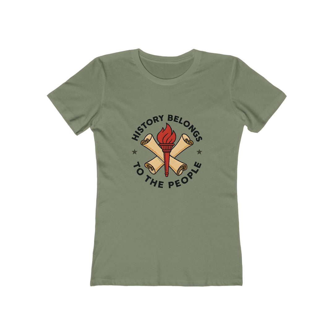 History Belongs to the People T-Shirt | Activist Educational Graphic Tee- Ten & Timber