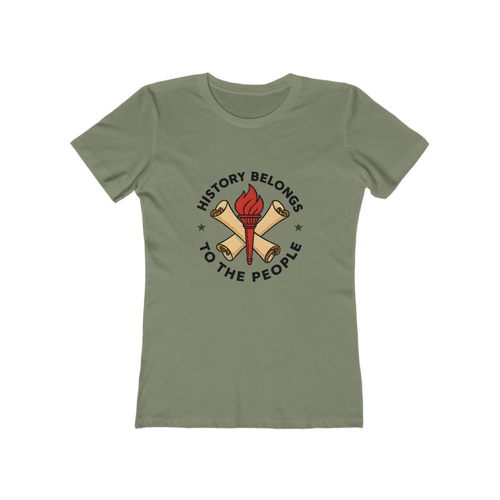 History Belongs to the People T-Shirt | Activist Educational Graphic Tee- Ten & Timber