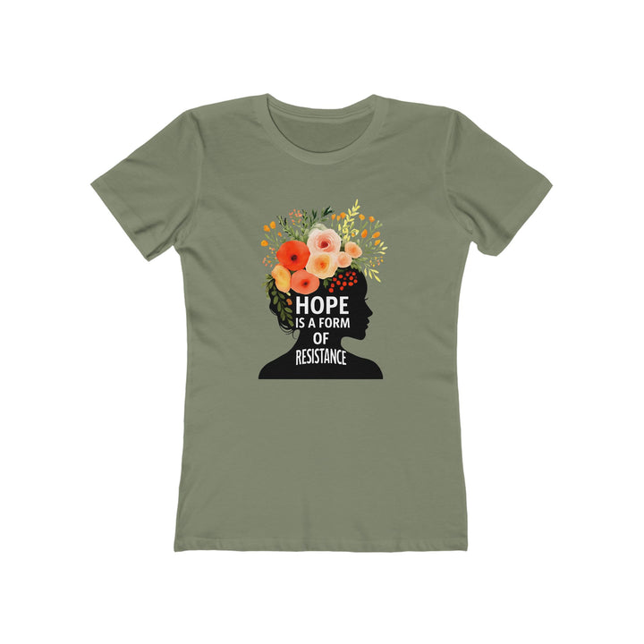 Hope Is a Form of Resistance T-Shirt | Feminist Floral Graphic Quote Tee- Ten & Timber