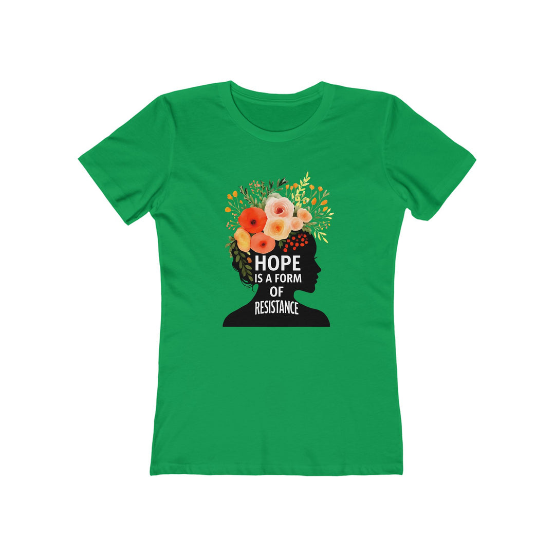 Hope Is a Form of Resistance T-Shirt | Feminist Floral Graphic Quote Tee- Ten & Timber