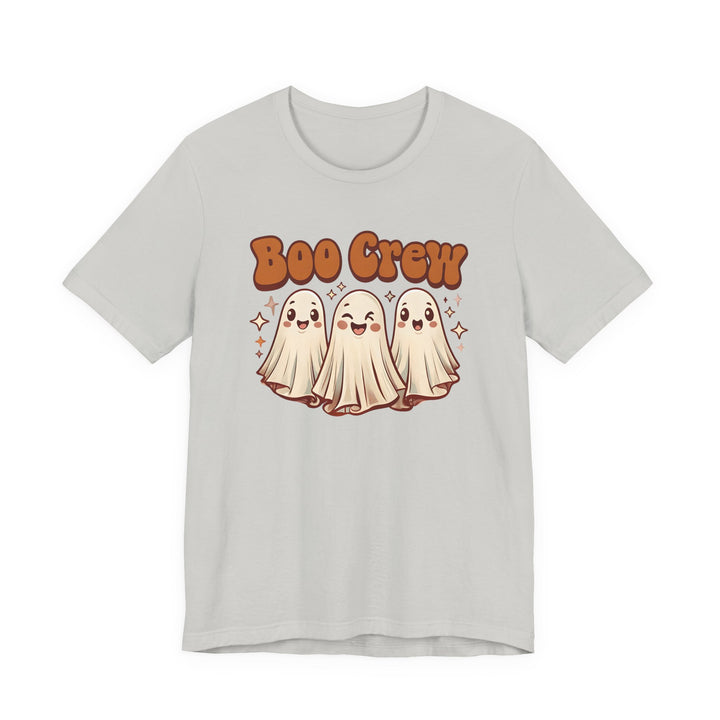Boo Crew Halloween T-Shirt Cute Retro Ghost Friends Graphic Tee, Spooky Season Shirt, Fall Pumpkin Patch Outfit- Ten & Timber