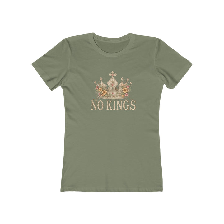 No Kings T-Shirt | Anti-Monarchy Crown Graphic Tee- Ten & Timber