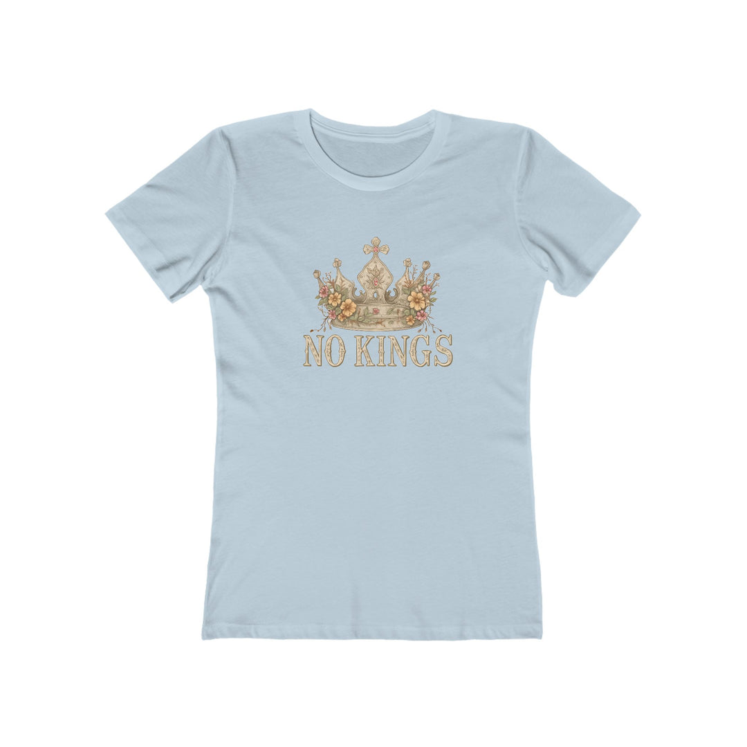 No Kings T-Shirt | Anti-Monarchy Crown Graphic Tee- Ten & Timber