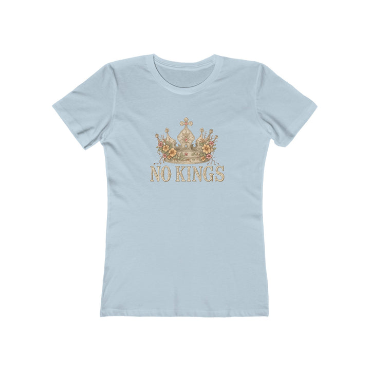 No Kings T-Shirt | Anti-Monarchy Crown Graphic Tee- Ten & Timber