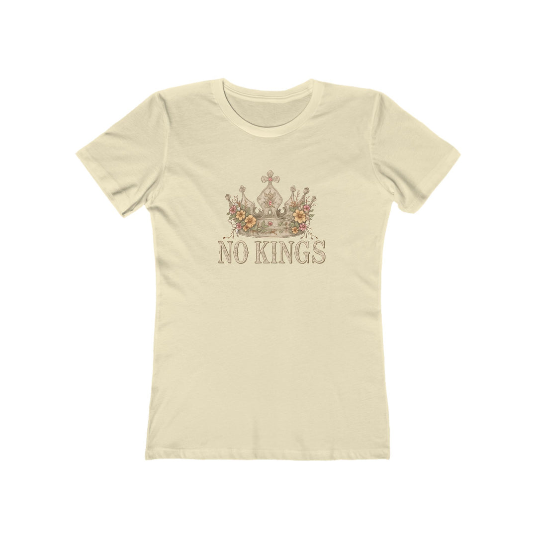 No Kings T-Shirt | Anti-Monarchy Crown Graphic Tee- Ten & Timber