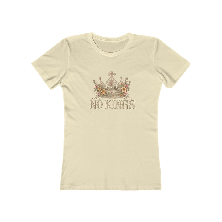 No Kings T-Shirt | Anti-Monarchy Crown Graphic Tee- Ten & Timber