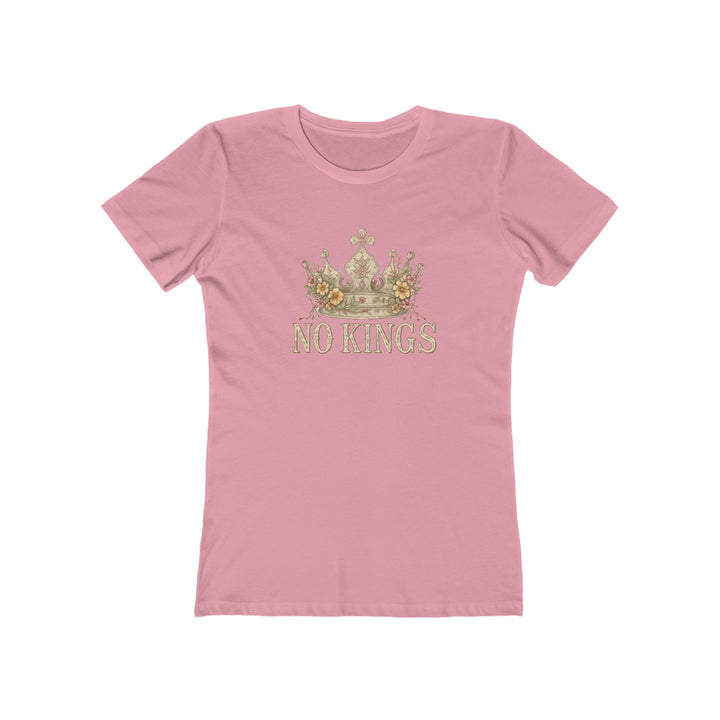 No Kings T-Shirt | Anti-Monarchy Crown Graphic Tee- Ten & Timber