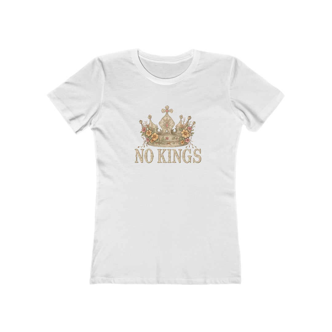 No Kings T-Shirt | Anti-Monarchy Crown Graphic Tee- Ten & Timber