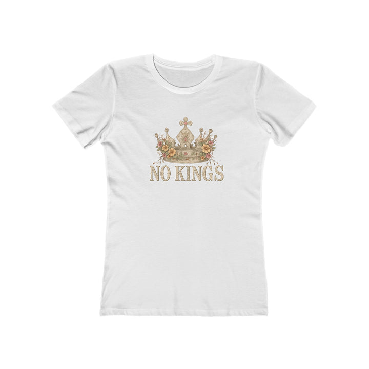 No Kings T-Shirt | Anti-Monarchy Crown Graphic Tee- Ten & Timber