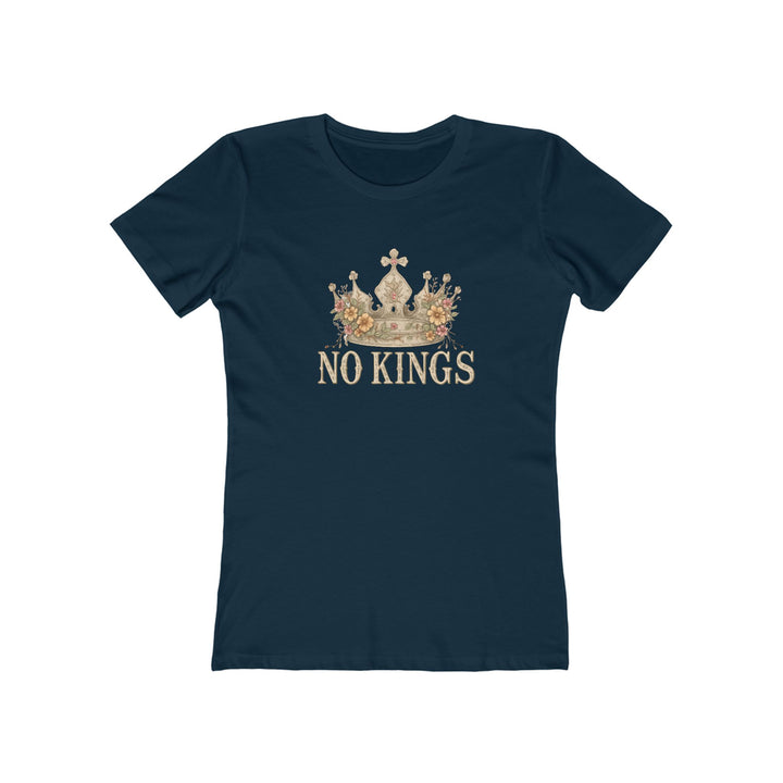 No Kings T-Shirt | Anti-Monarchy Crown Graphic Tee- Ten & Timber