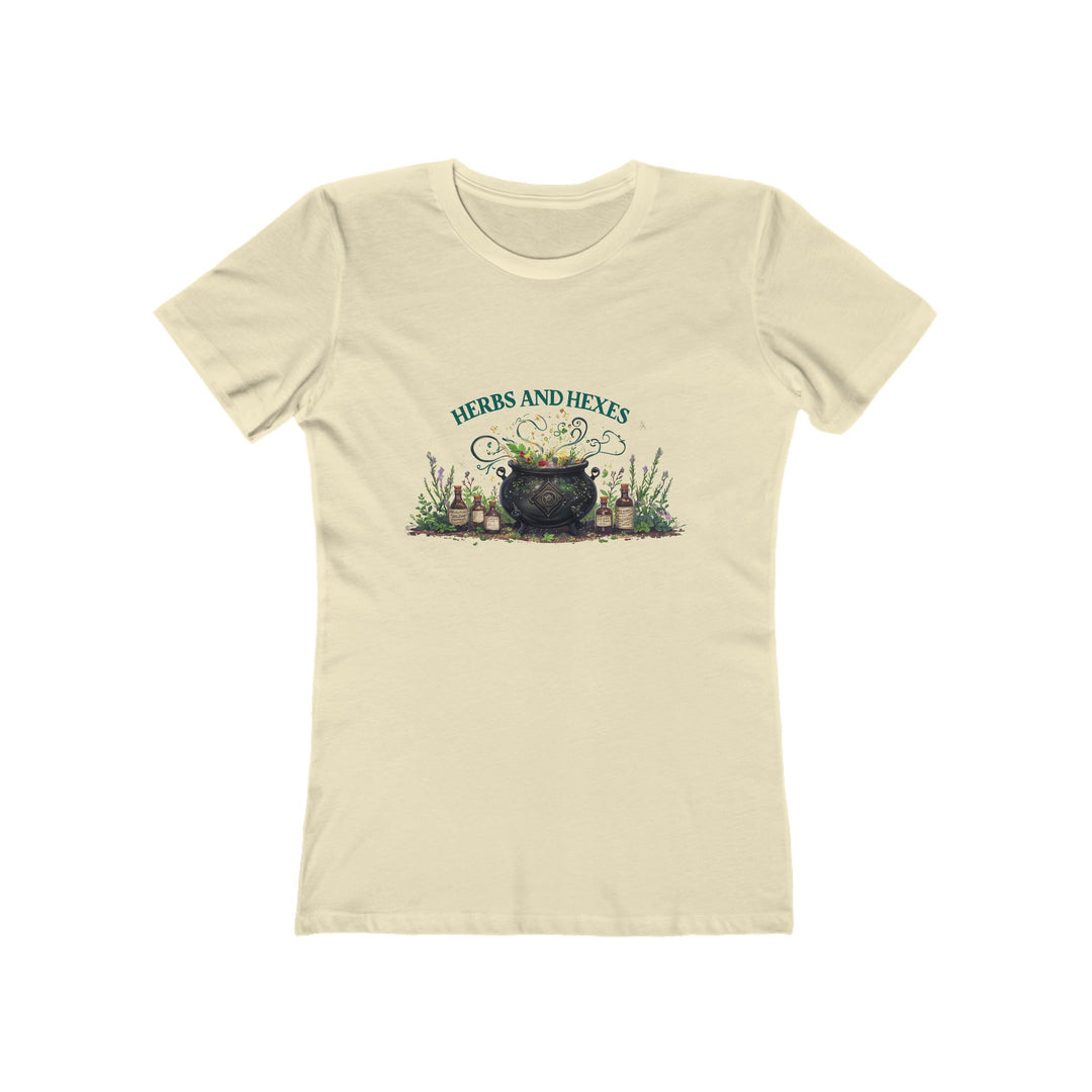 Herbs and Hexes Witchy T-Shirt | Mystical Cauldron Herbal Magic Tee- Ten & Timber