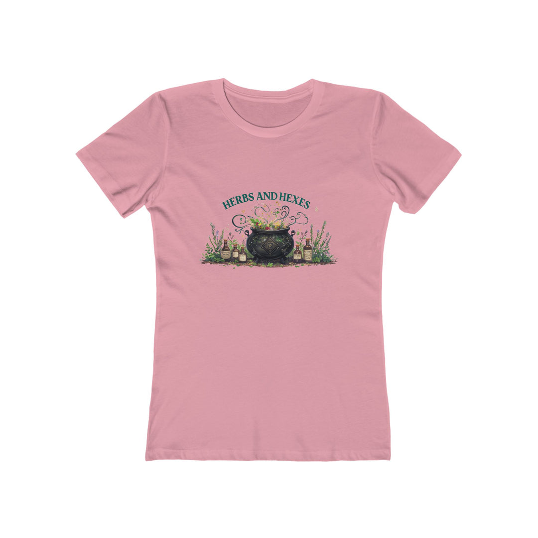 Herbs and Hexes Witchy T-Shirt | Mystical Cauldron Herbal Magic Tee- Ten & Timber