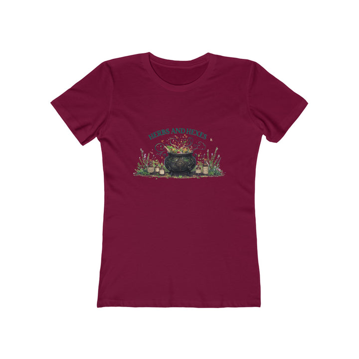 Herbs and Hexes Witchy T-Shirt | Mystical Cauldron Herbal Magic Tee- Ten & Timber