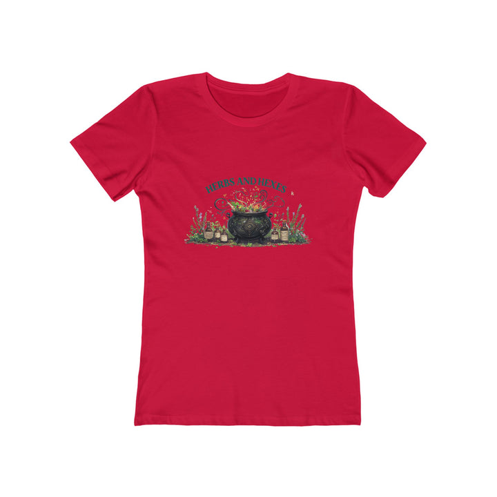 Herbs and Hexes Witchy T-Shirt | Mystical Cauldron Herbal Magic Tee- Ten & Timber