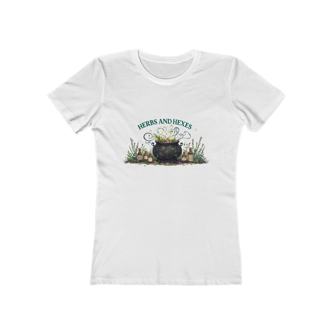 Herbs and Hexes Witchy T-Shirt | Mystical Cauldron Herbal Magic Tee- Ten & Timber