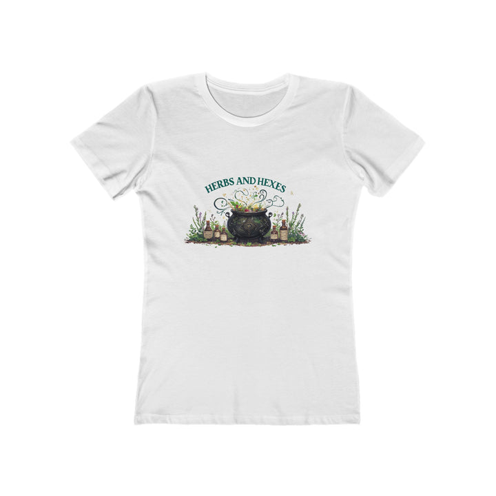 Herbs and Hexes Witchy T-Shirt | Mystical Cauldron Herbal Magic Tee- Ten & Timber