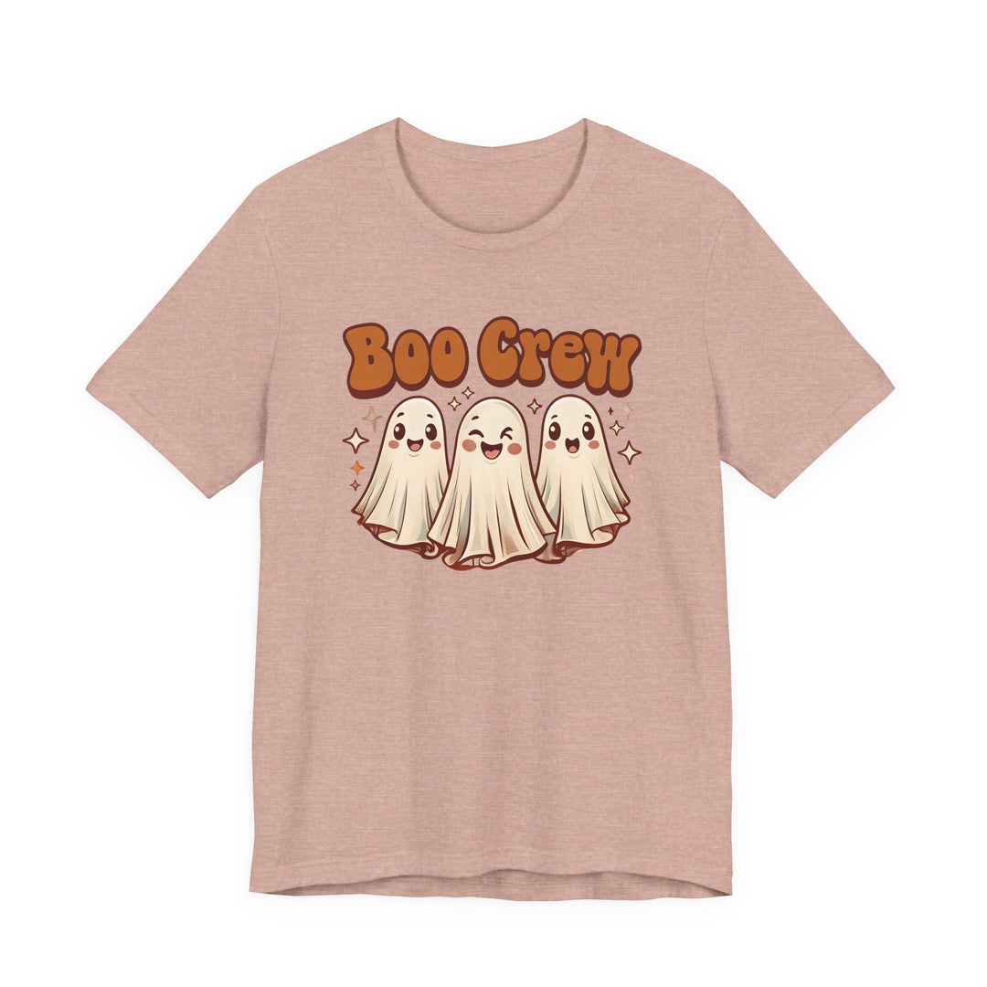 Boo Crew Halloween T-Shirt Cute Retro Ghost Friends Graphic Tee, Spooky Season Shirt, Fall Pumpkin Patch Outfit- Ten & Timber