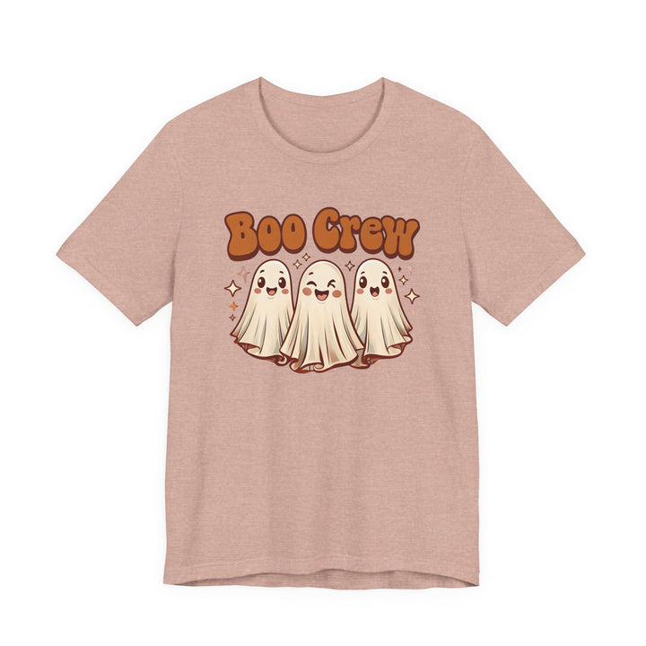 Boo Crew Halloween T-Shirt Cute Retro Ghost Friends Graphic Tee, Spooky Season Shirt, Fall Pumpkin Patch Outfit- Ten & Timber