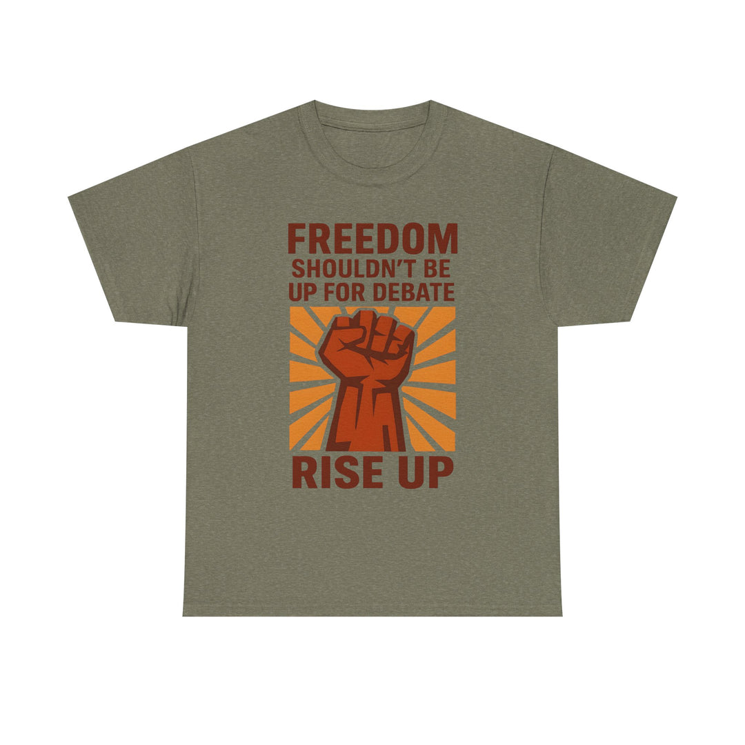 Bold Justice Statement Tee, Protester Shirt for Activists & Human Rights Supporters