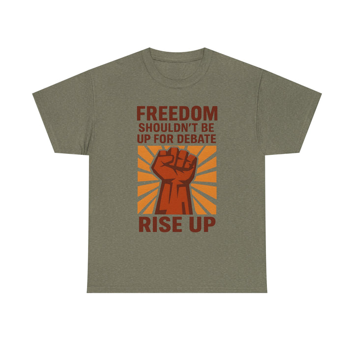 Bold Justice Statement Tee, Protester Shirt for Activists & Human Rights Supporters
