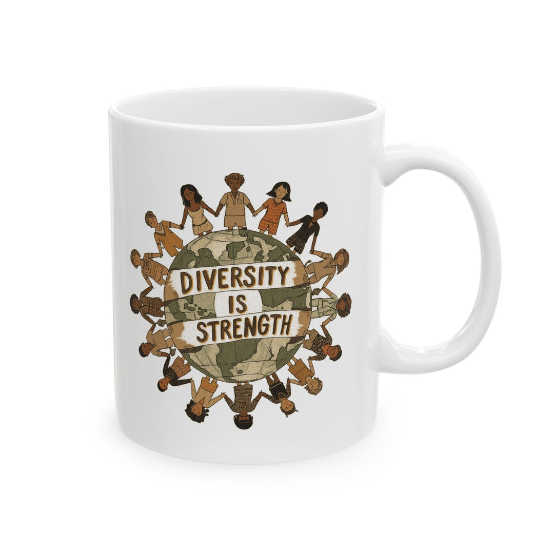Diversity Is Strength Coffee Mug | Equality & Unity Activist Cup- Ten & Timber