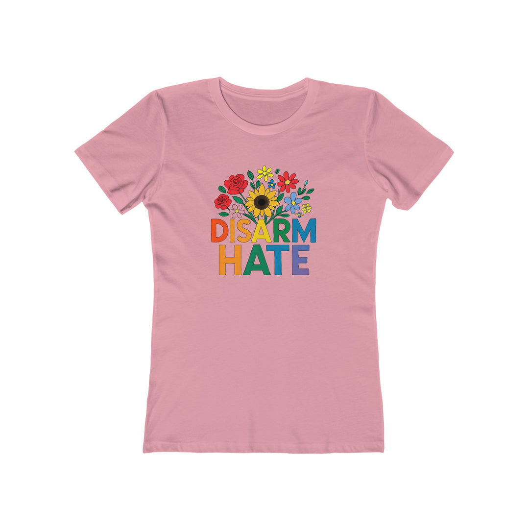 Disarm Hate Women’s T-Shirt – Pride Equality Graphic Tee, Feminist Activist Apparel- Ten & Timber