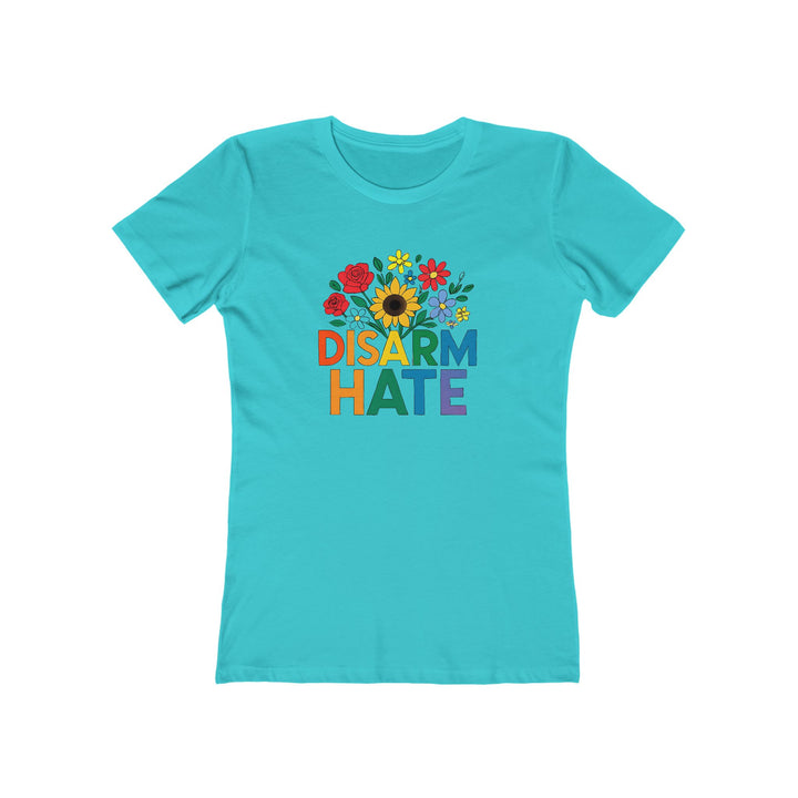 Disarm Hate Women’s T-Shirt – Pride Equality Graphic Tee, Feminist Activist Apparel- Ten & Timber