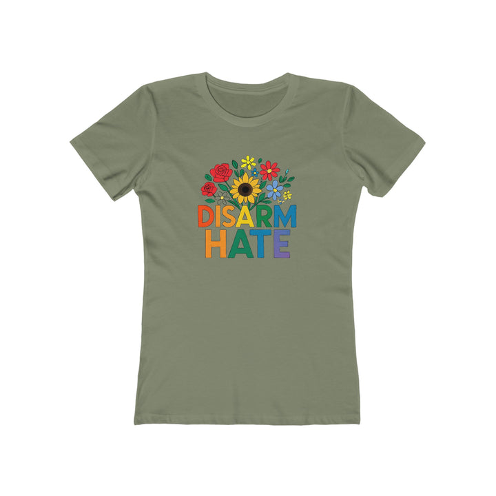 Disarm Hate Women’s T-Shirt – Pride Equality Graphic Tee, Feminist Activist Apparel- Ten & Timber