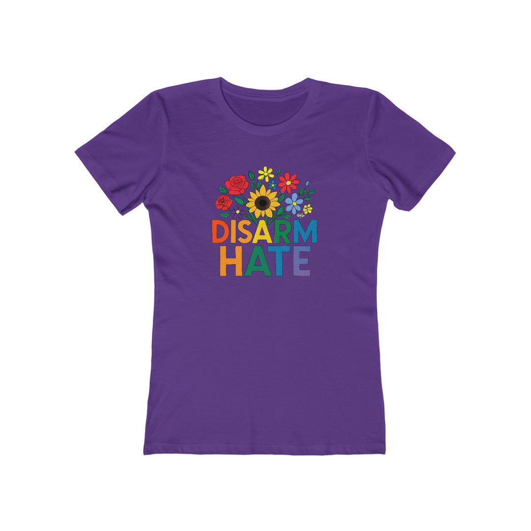Disarm Hate Women’s T-Shirt – Pride Equality Graphic Tee, Feminist Activist Apparel- Ten & Timber
