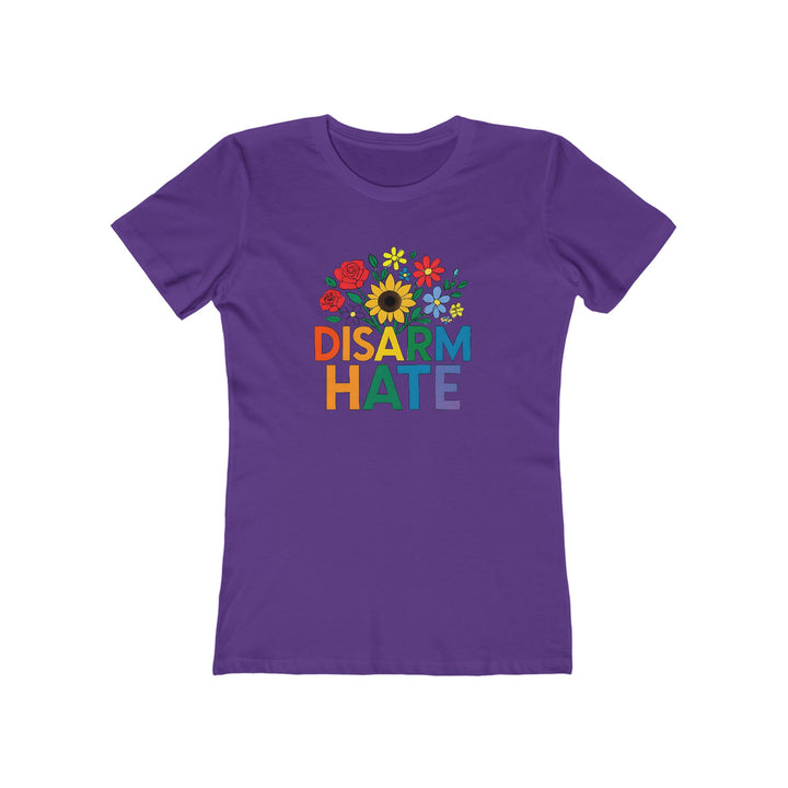 Disarm Hate Women’s T-Shirt – Pride Equality Graphic Tee, Feminist Activist Apparel- Ten & Timber