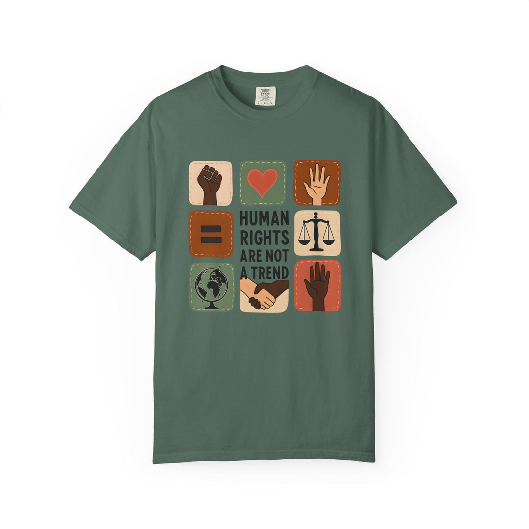 Human Rights Are Not a Trend TShirt  Social Justice Graphic Tee Equality Activist Shirt ProHuman Rights Unisex Top