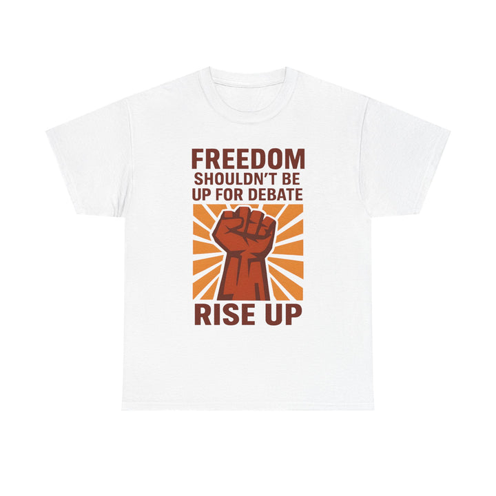 Bold Justice Statement Tee, Protester Shirt for Activists & Human Rights Supporters
